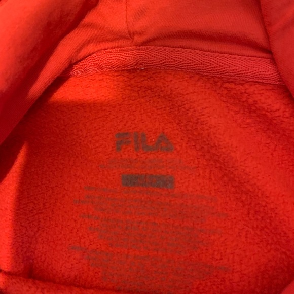 Red Fila hoodie - Picture 4 of 4